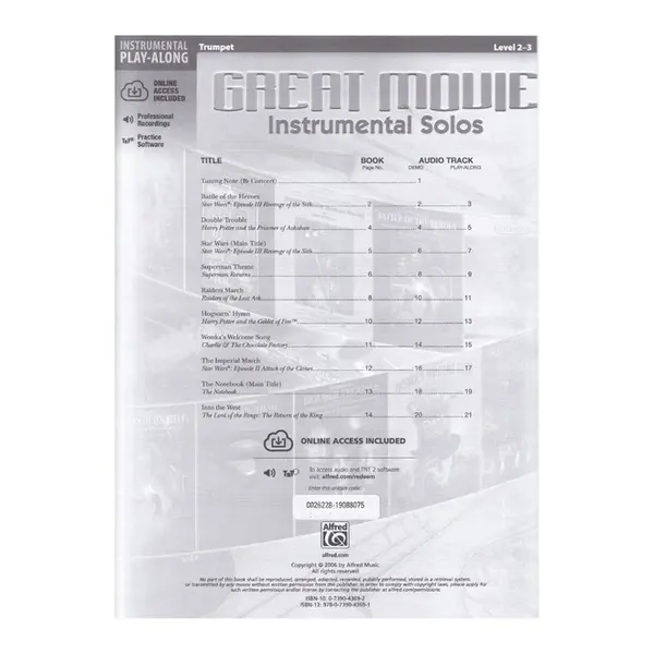 Great Movie Instrumental Solos - Trumpet