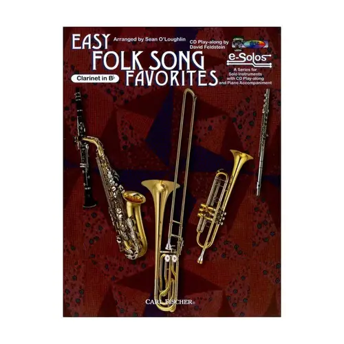 Easy Folk Song Favorites  - Clarinet