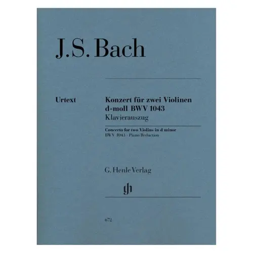 Konzert Fur Zwei Violinen - D Moll  Bwv 1043