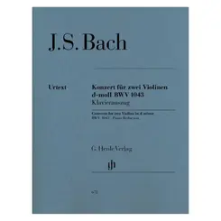 Konzert Fur Zwei Violinen - D Moll  Bwv 1043