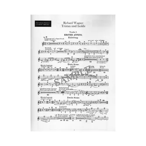 The Orchestra Musician'S Cd-Rom Library Vol.11 - Wagner Part 1 - Trumpet
