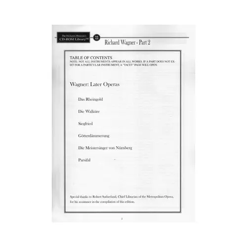 The Orchestra Musician'S Cd-Rom Library Vol.12 - Wagner Part 2 - Trumpet