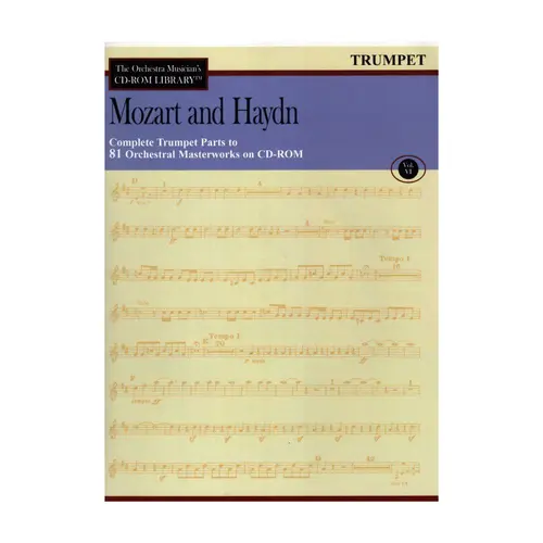 The Orchestra Musician'S Cd-Rom Library Vol.06 - Mozart And Haydn - Trumpet