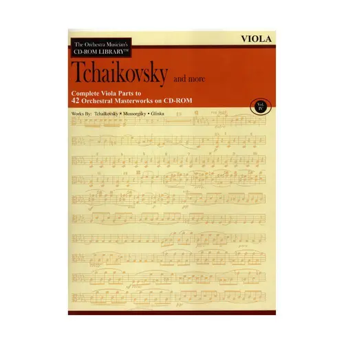 The Orchestra Musician'S Cd-Rom Library Vol.04 - Tchaikovsky And More - Viola