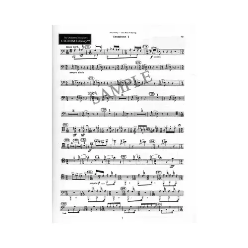 The Orchestra Musician'S Cd-Rom Library Vol.08 - Stravinsky, Bartok And More - Low Brass