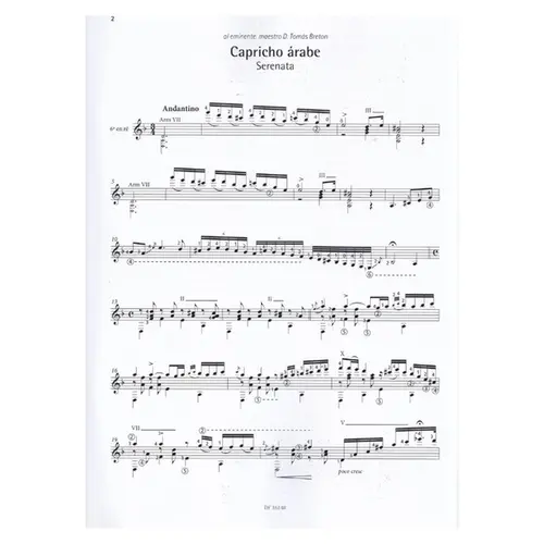 The Best Of Francisco Tárrega In 33 Pieces For Guitar