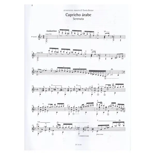 The Best Of Francisco Tárrega In 33 Pieces For Guitar