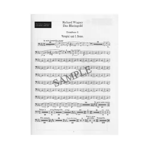 The Orchestra Musician'S Cd-Rom Library Vol.12 - Wagner Part 2 - Low Bras