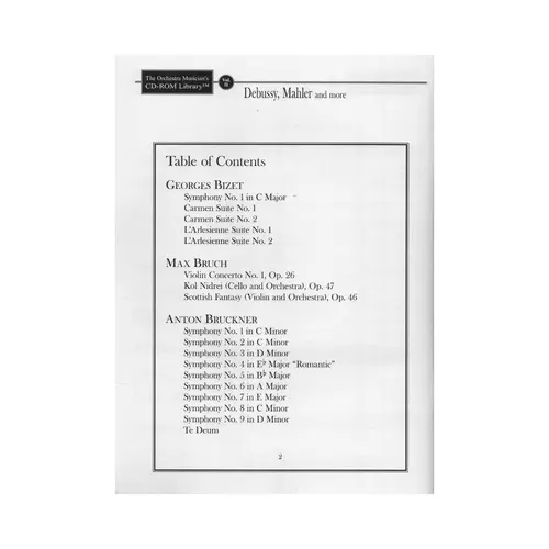 The Orchestra Musician'S Cd-Rom Library Vol.02 - Debussy,Mahler And More - Low Brass