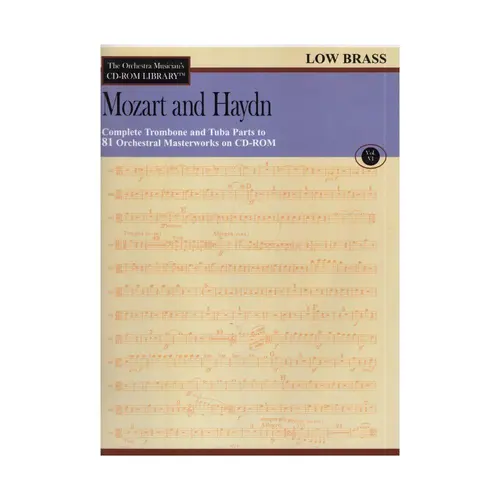The Orchestra Musician'S Cd-Rom Library Vol.06 - Mozart And Haydn - Low Brass