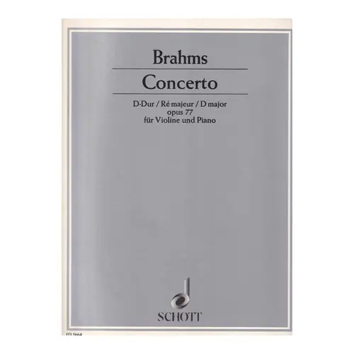 Concerto D-Dur fur violine Opus 77