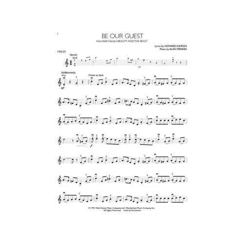 Disney Solos For Violin