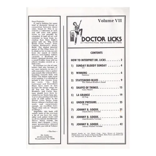 Doctor Licks - Vol.7  + K7