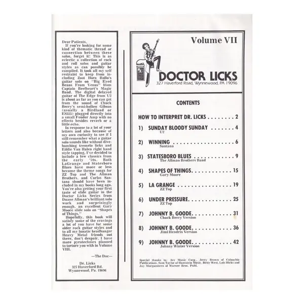 Doctor Licks - Vol.7  + K7