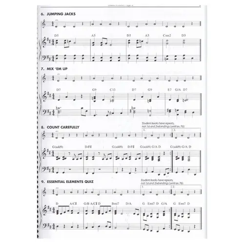 Essential Elements for strings - Piano Accompaniment 1