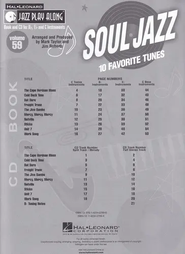 Soul Jazz - Jazz Play Along - Vol.59
