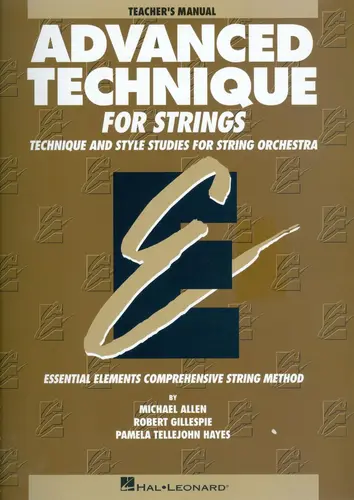 Advanced Technique For Strings - Teacher`S Manual