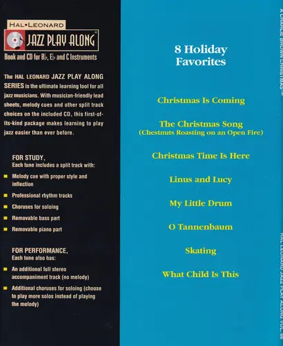A Charlie Brown Christmas - Jazz Play Along Vol.66