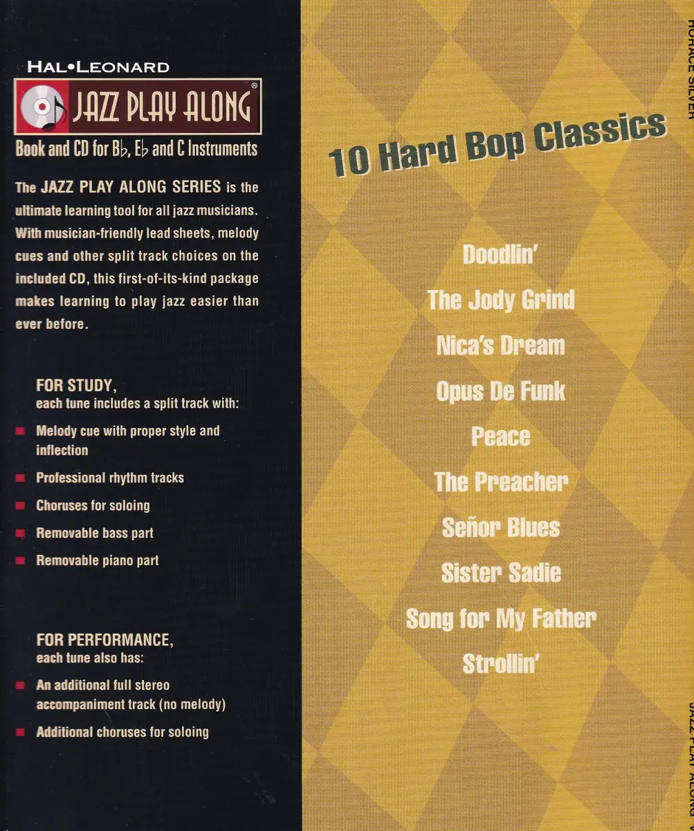 Horace Silver - Jazz Play Along Vol.36