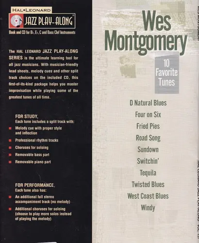 Wes Montgomery - Jazz Play Along Vol.137