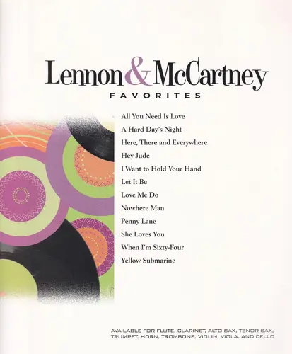 Lennon & Mccartney Favorites - Horn