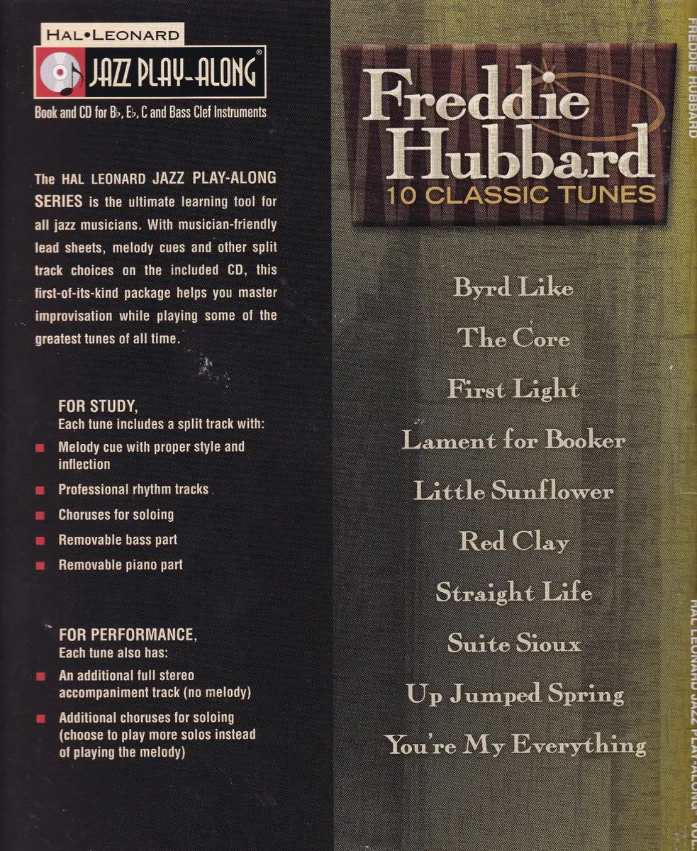 Freddie Hubbard - Jazz Play Along Volume 138