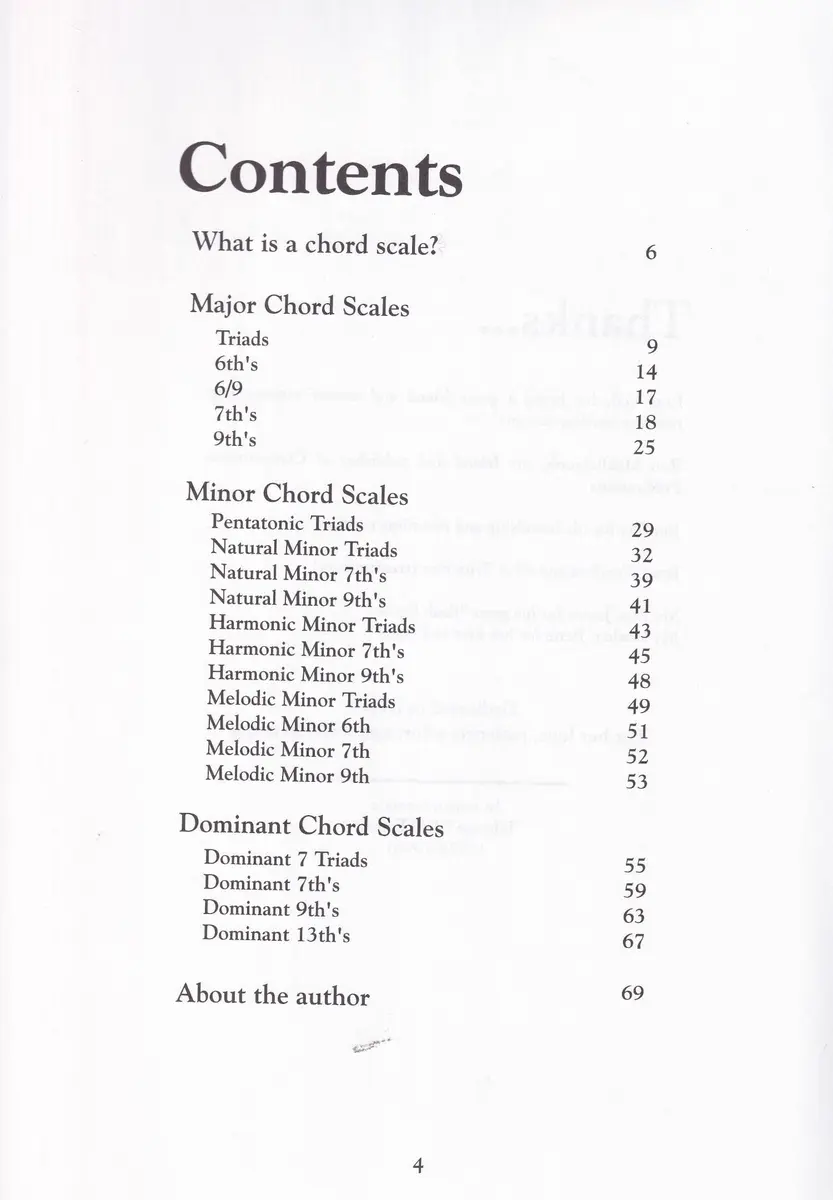 The Chord Scale Guide