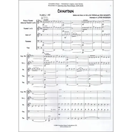 Early Jazz Classics - Score