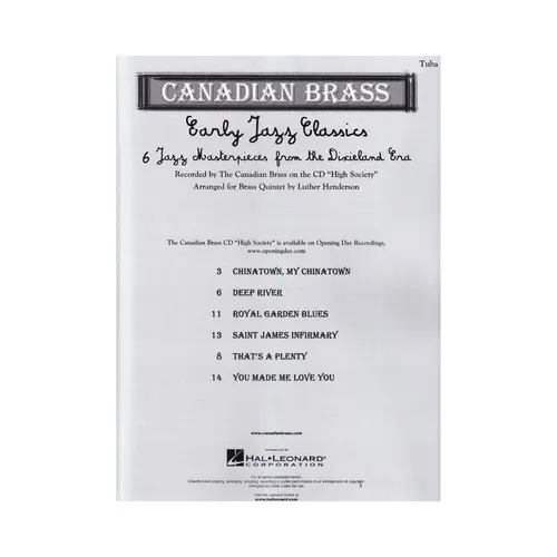Early Jazz Classics - Tuba