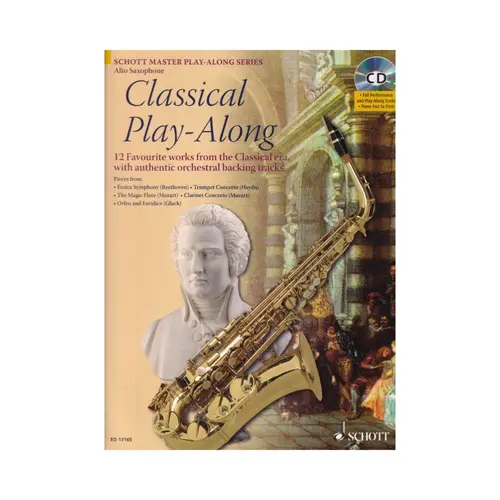 Classical Play-Along - Alto Sax - 12 Favourite Works From Classical Era