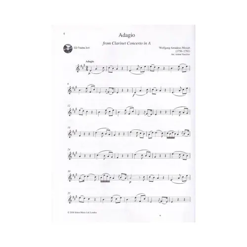 Classical Play-Along - Alto Sax - 12 Favourite Works From Classical Era