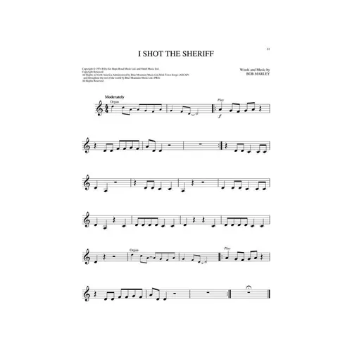 Classic Rock - Clarinet Easy Instrumental Play-Along
