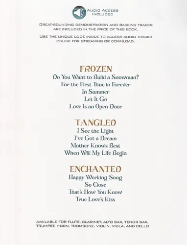 Songs From Frozen - Tangled And Enchanted - Horn