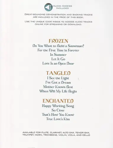 Songs From Frozen - Tangled And Enchanted - Trombone