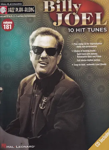 Billy Joe - 10 Hits Tunes - Jazz Play-Along Volume 181