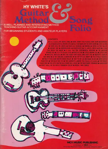 Guitar Method & Song Folio - Exemplar Antigo