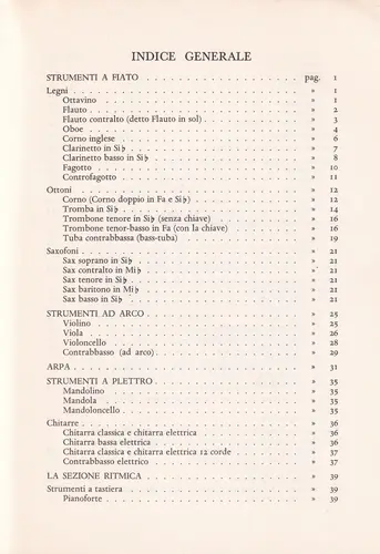 Guida per l' arrangiatore moderno