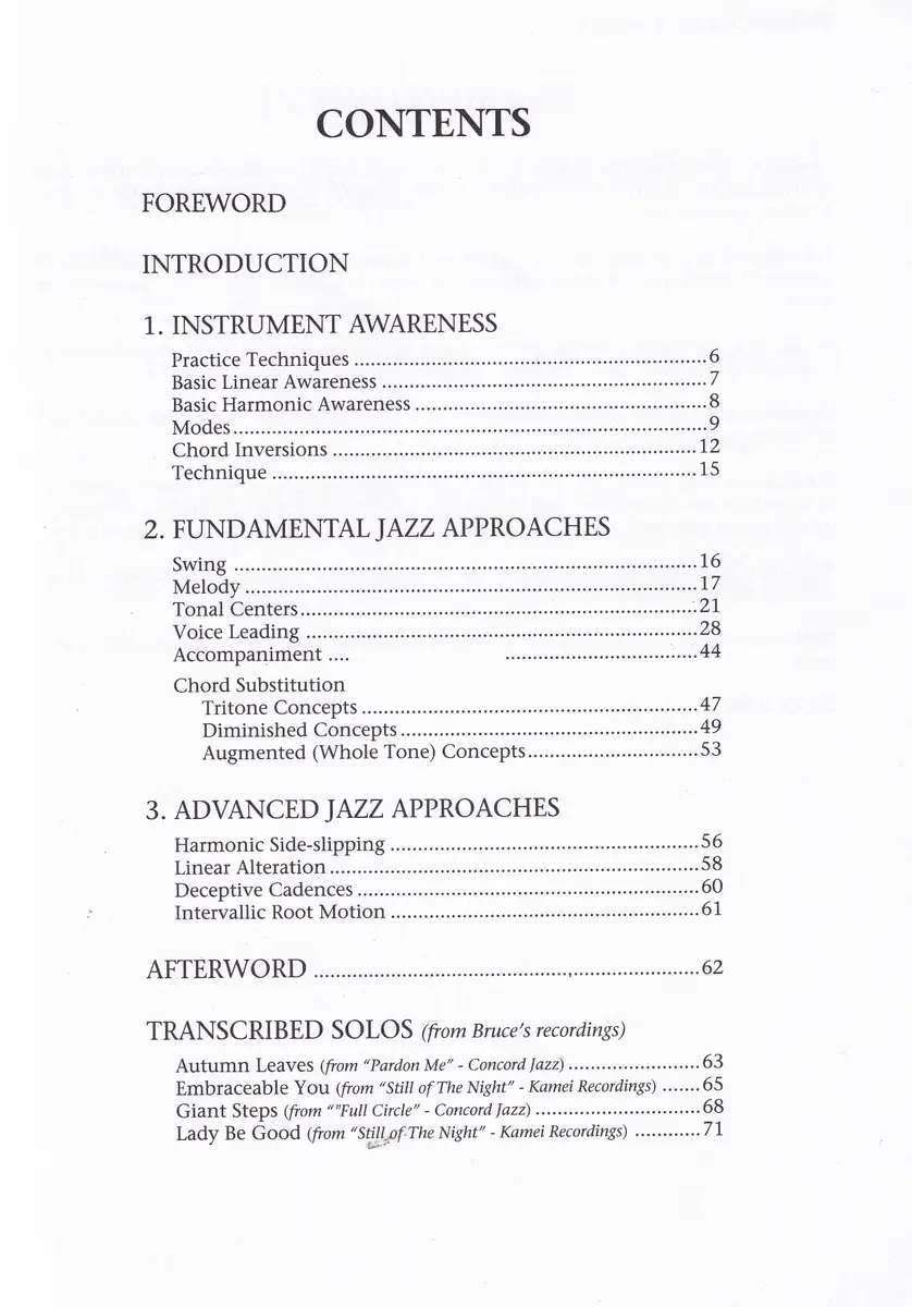 The Jazz Guitarrist`S Handbook