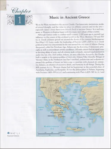 Music In Western Civilization Vol.1 - Antiquity Through The Baroque