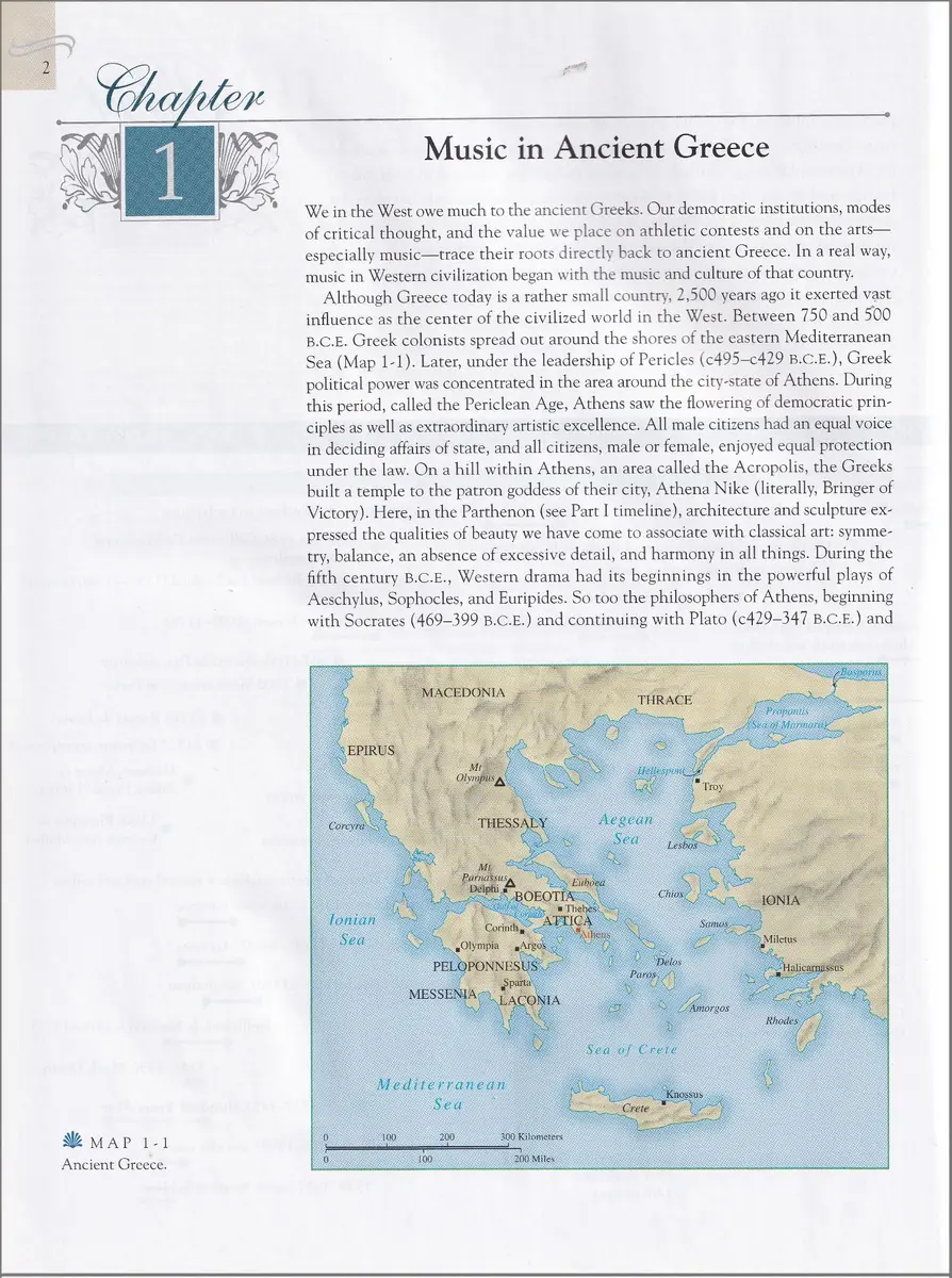 Music In Western Civilization Vol.1 - Antiquity Through The Baroque