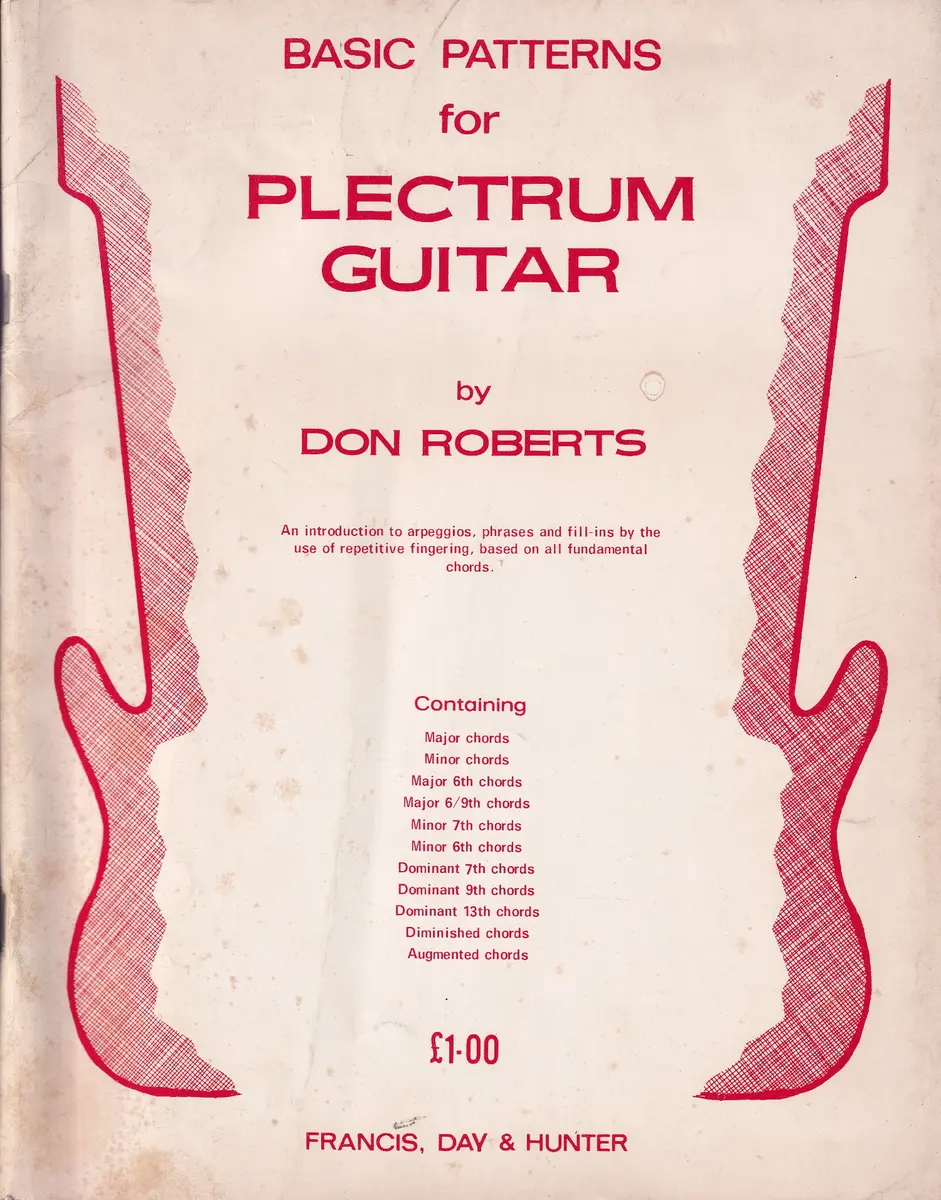 Basic Patterns For Plectrum Guitar