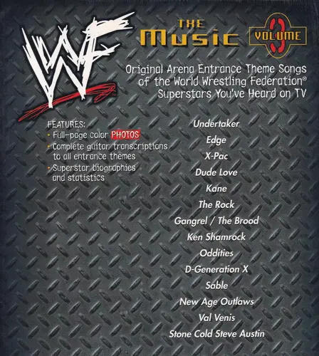World Wrestling Federation - The Music - Vol. 3  (Edição Antiga)