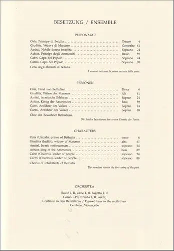 Betulia liberata KV 118 (74c) - vocal score
