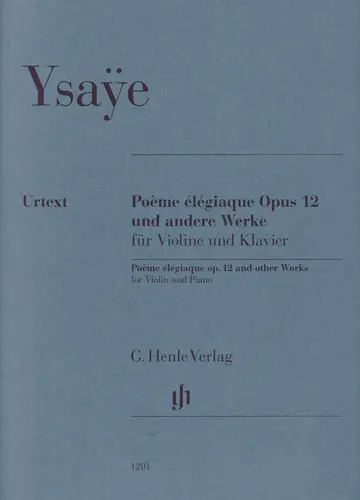 Poème élégiaque op. 12 and other Works