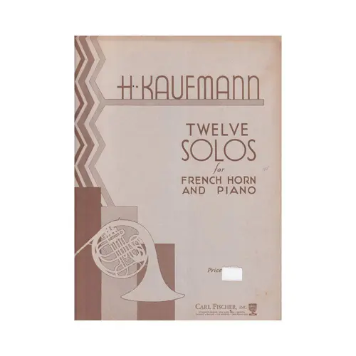 Twelve Solos For French Horn