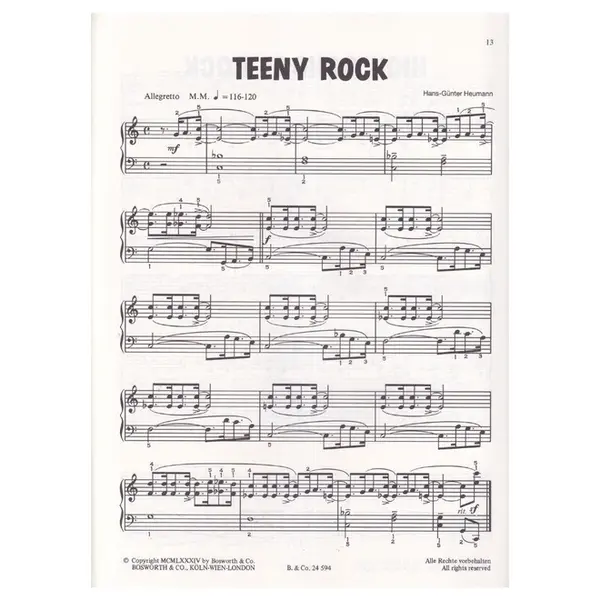 Rock around the Piano - Advanced