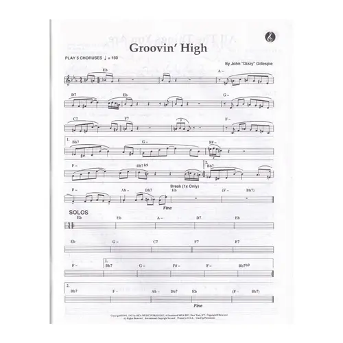 Ja043 - Groovin` High - Jamey Aebersold Jazz