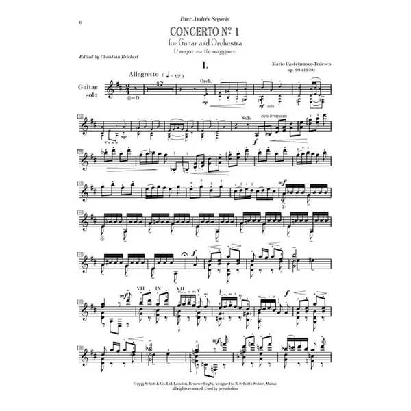Castelnuovo Tedesco - Guitar Concerto N.1 D Major, Op.99