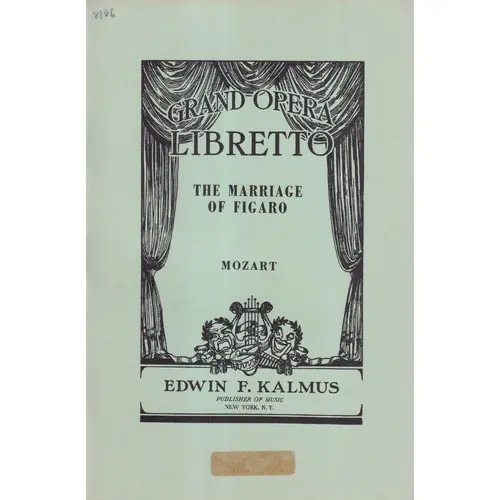 The Marriage of Figaro K.492 - Libretto