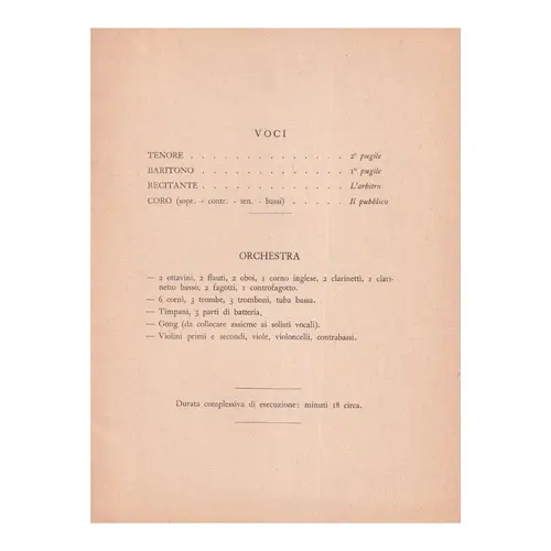 Partita a pugni (Libreto)